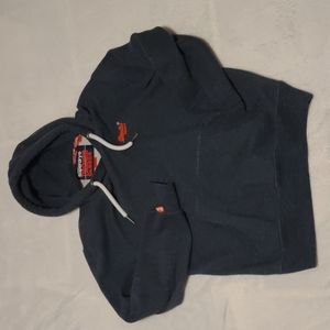 Blue superdry hoodie size xl